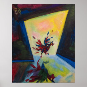 Farbhühnchen Poster