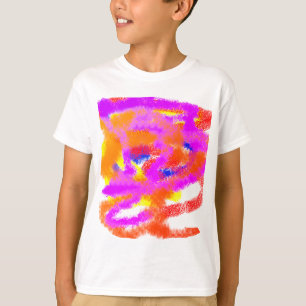 Farbideen abstrakter Bewusstseinsdruck T-Shirt