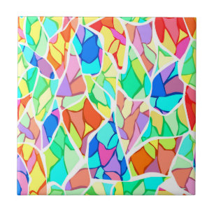 Farbig abstrakt fliese