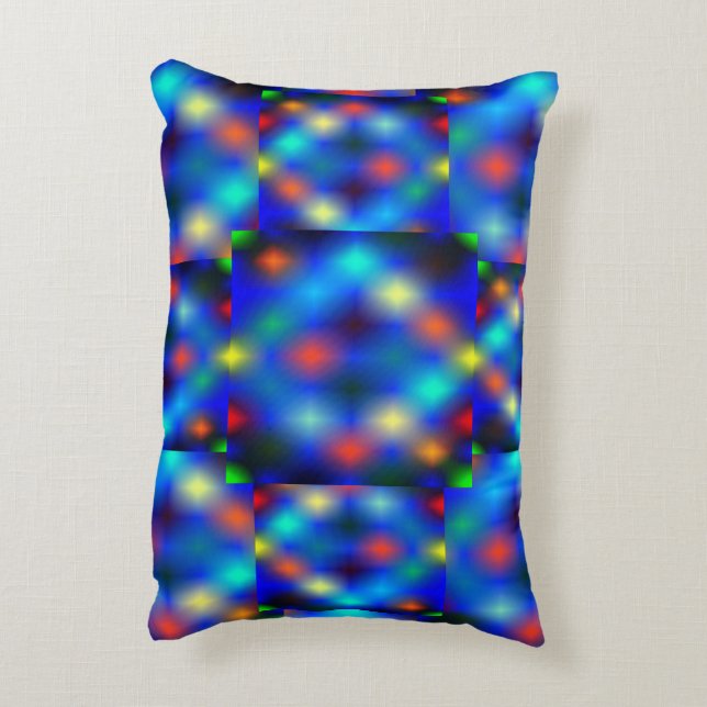 Farbig simuliert das Bild den Flößenschwung, über  Dekokissen (Rückseite(Vertikal))