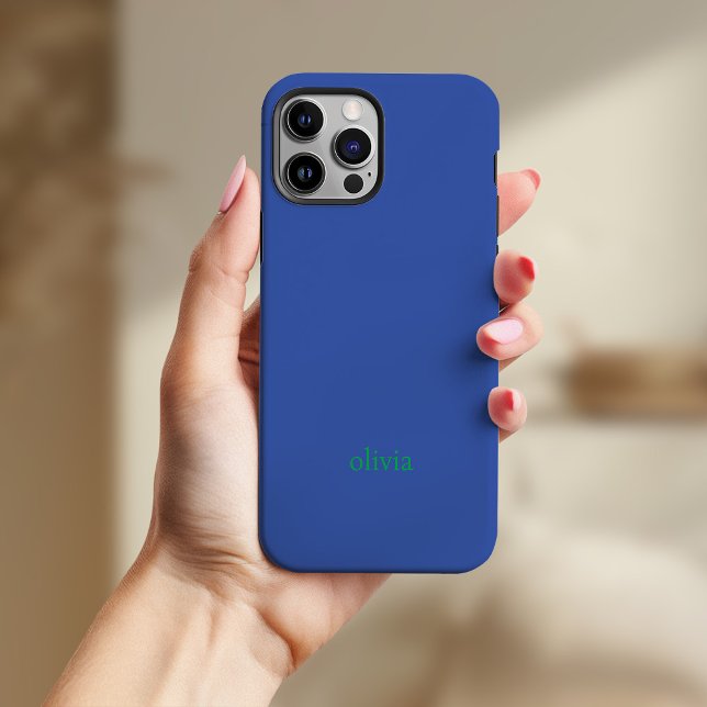farbig und mutig | Blau und Grün Case-Mate iPhone Hülle (Von Creator hochgeladen)