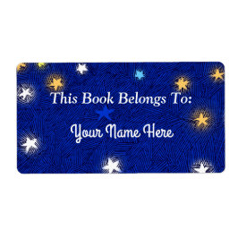 Farbige Abend-Sterne Ettieren von benutzerdefinier