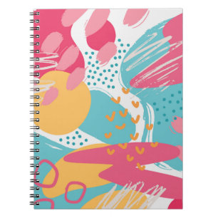 Farbige Abstract Journal Notizblock