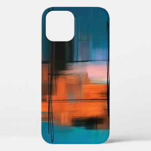 Farbige abstrakte Acrylmalerei. Surrealistische La Case-Mate iPhone Hülle