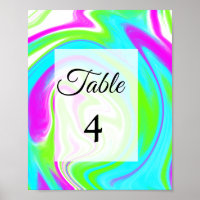 Farbige abstrakte Aquarell-Add-Name-Text