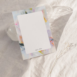 Farbige Abstrakte Art Personalisierte Flachbildsch Einladung