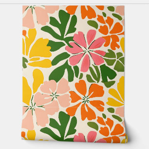 Farbige abstrakte Blume Tapete