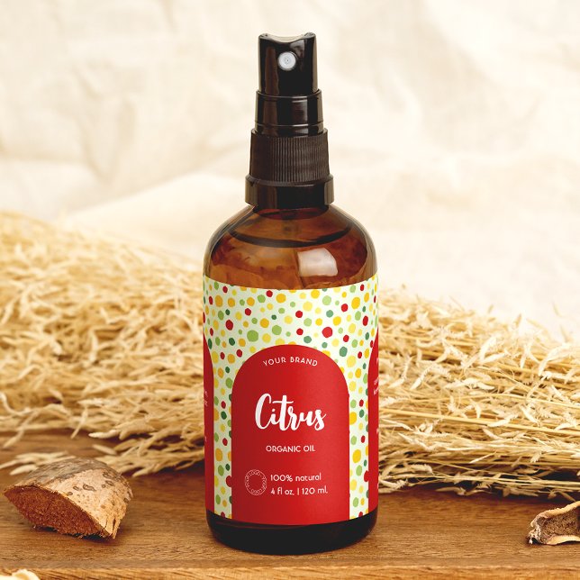 Farbige Abstrakte Dosenlinien Kosmetisches Flasche Rechteckiger Aufkleber (Von Creator hochgeladen)