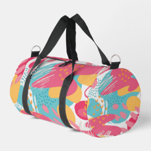 Farbige Abstrakte Duffle Bag