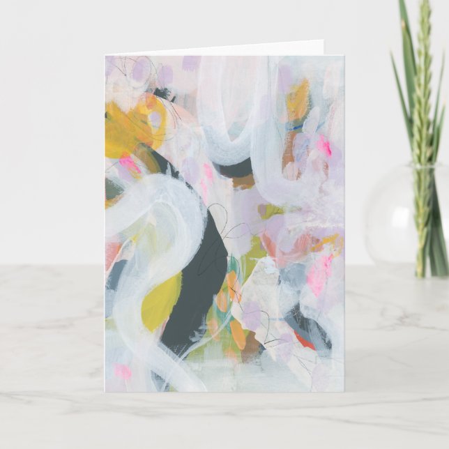 Farbige abstrakte expressionistische Kunst (Vorderseite)