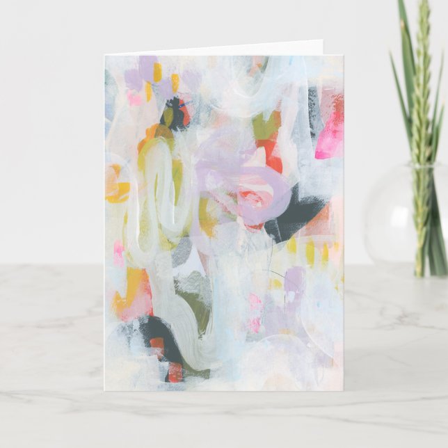 Farbige abstrakte expressionistische Kunst (Vorderseite)