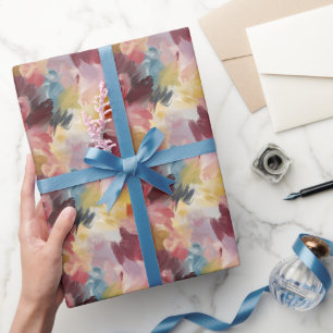 Farbige Abstrakte Farbe Geschenkpapier