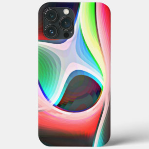 Farbige abstrakte Form des gebogenen Clippings Case-Mate iPhone Hülle