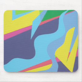 Farbige abstrakte Formen-Mauspad Mousepad