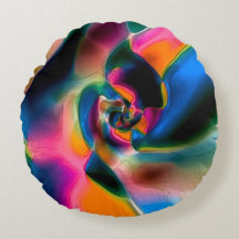 Farbige, abstrakte, gedrehte Linien in heller Skul