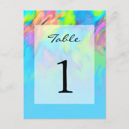 Farbige Abstrakte Gefärbte Krawatte Muster Tischnu Postkarte