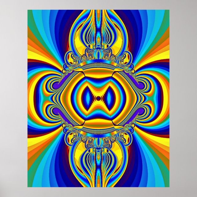 Farbige abstrakte Hintergrund-14334 Poster (Vorne)