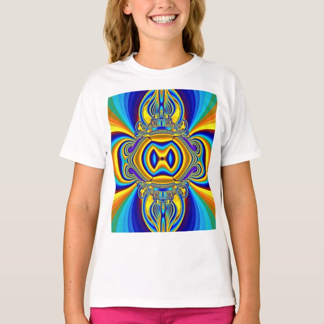 Farbige abstrakte Hintergrund-14334 T-Shirt (Vorderseite)