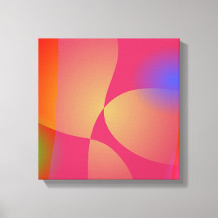 Farbige Abstrakte Hintergründe mit Kreisläufen, Li Leinwanddruck