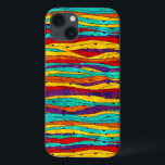 Farbige Abstrakte Horisontalstreifen Case-Mate iPhone Hülle<br><div class="desc">Farbige abstrakte Horisontalstreifen</div>