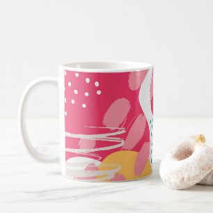 Farbige Abstrakte Kaffeetasse