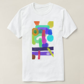 Farbige abstrakte Kunst 11 T-Shirt