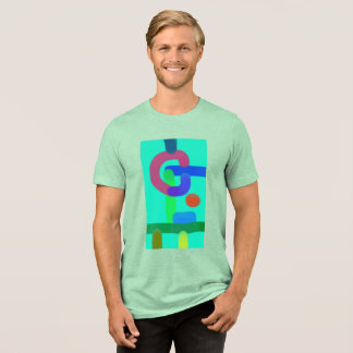 Farbige abstrakte Kunst 13 Tri-Blend Shirt