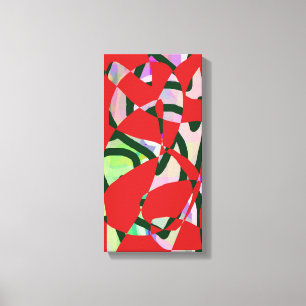 Farbige abstrakte Kunst 9 Leinwanddruck