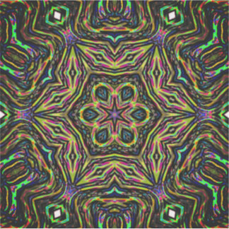 Farbige abstrakte Kunst Aufkleber