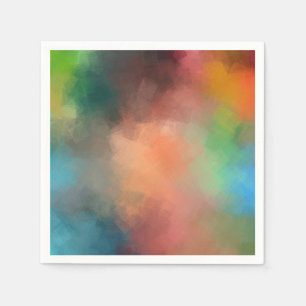Farbige abstrakte Kunst Moderne elegante Vorlage Serviette