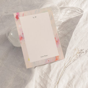 Farbige abstrakte Kunst Personalisierte flache Not Einladung