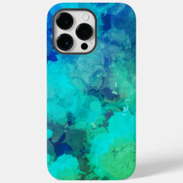 Farbige Abstrakte Lila blaue Alkoholtinte Case-Mate iPhone 14 Pro Max Hülle