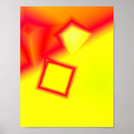 Farbige abstrakte minimale editierbare hinzufügen poster