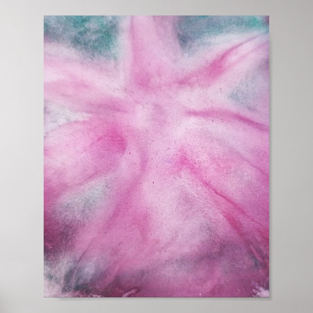 Farbige abstrakte minimale editierbare hinzufügen poster (Vorne)