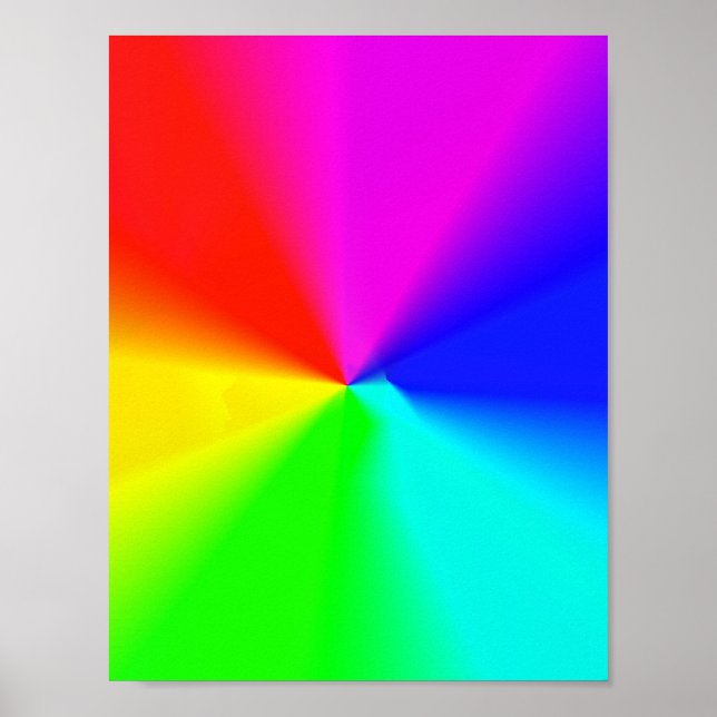 Farbige abstrakte minimale editierbare hinzufügen poster (Vorne)