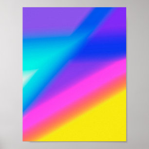 Farbige abstrakte minimale editierbare hinzufügen poster