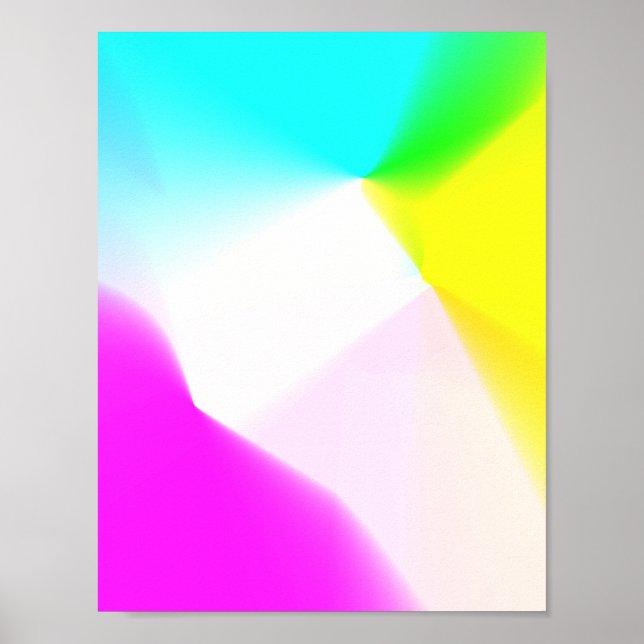 Farbige abstrakte minimale editierbare hinzufügen poster (Vorne)