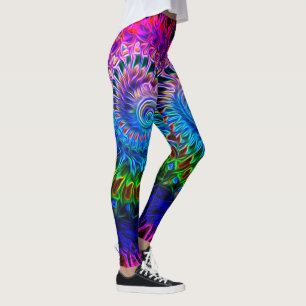 Farbige Abstrakte Muschel Design 2 - Leggings
