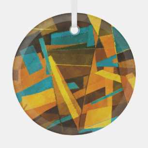 Farbige Abstrakte Streifen: Farbige Textur Ornament Aus Glas