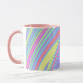 Farbige abstrakte Tasse