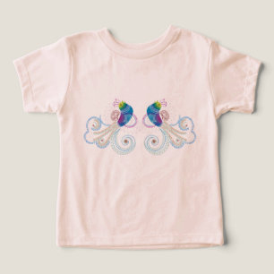 Farbige Abstrakte Verzierte Vögel 2