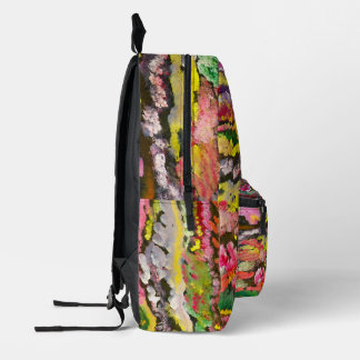Farbige abstrakte Wildblumen-Kunst Bedruckter Rucksack