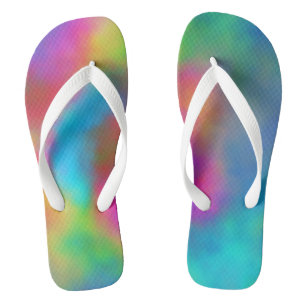 Farbige Abstraktion Flip Flops
