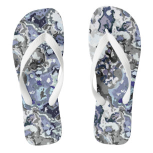Farbige Abstraktion Flip Flops