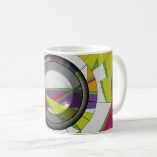 Farbige Abstraktion Kaffeetasse
