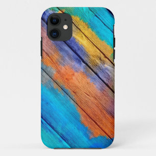 Farbige Acrylmalerei auf Holz #3 Case-Mate iPhone Hülle