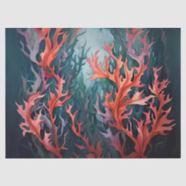 Farbige Algen Seidenpapier