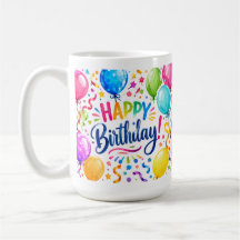 Farbige Alles Gute zum Geburtstag Luftballons & Ko