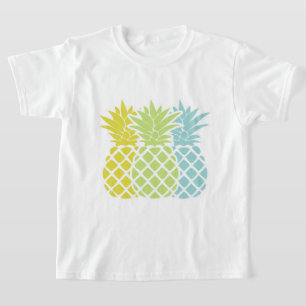 Farbige Ananas T-Shirt