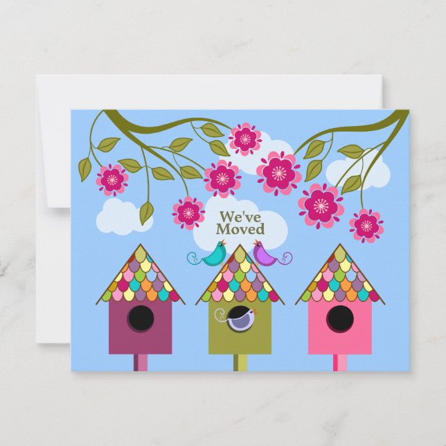 Farbige Ankündigung zum Vogelzug (Vorderseite)